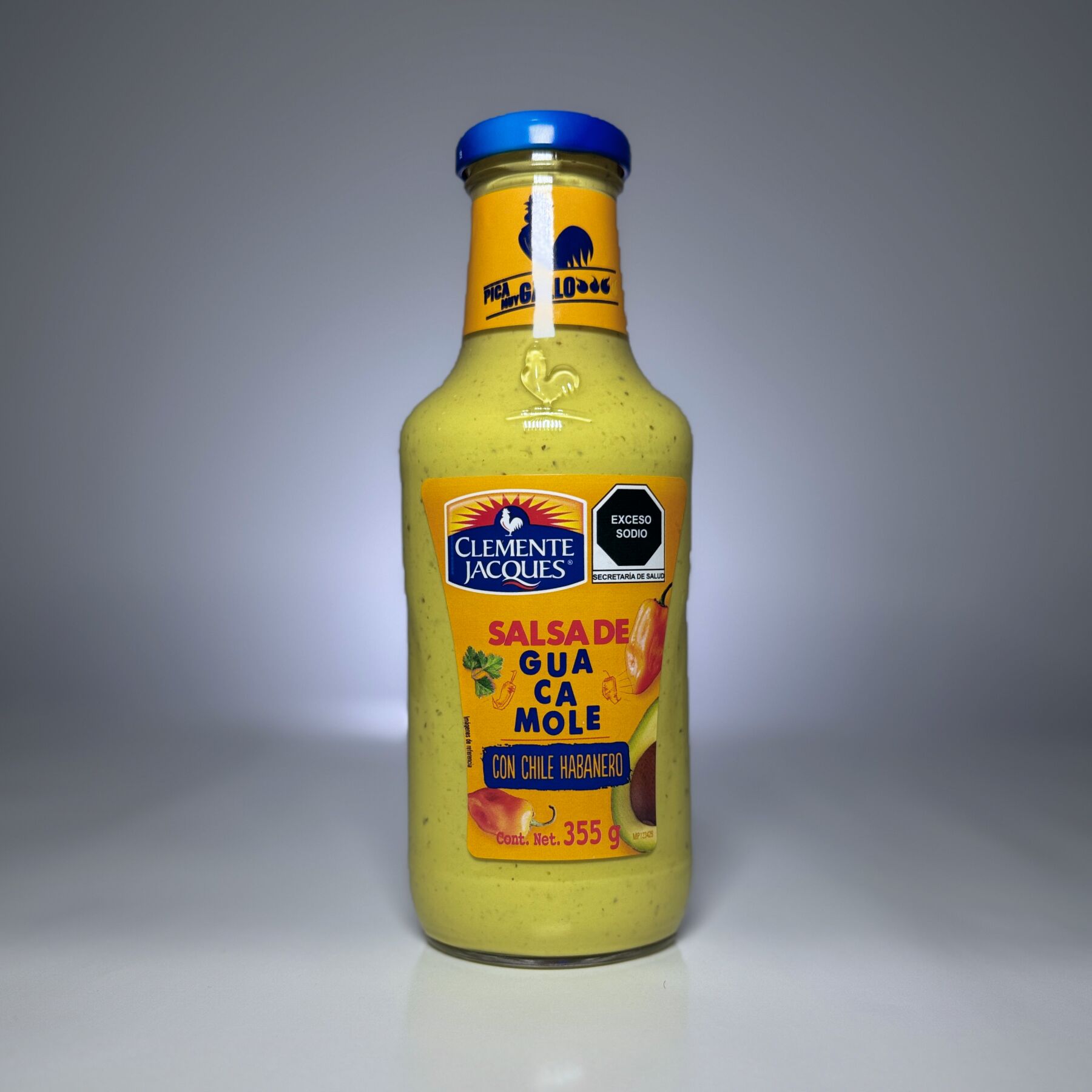 Image of Clemente Jacques Salsa de guacamole con Habanero 355ml – authentic Mexican product